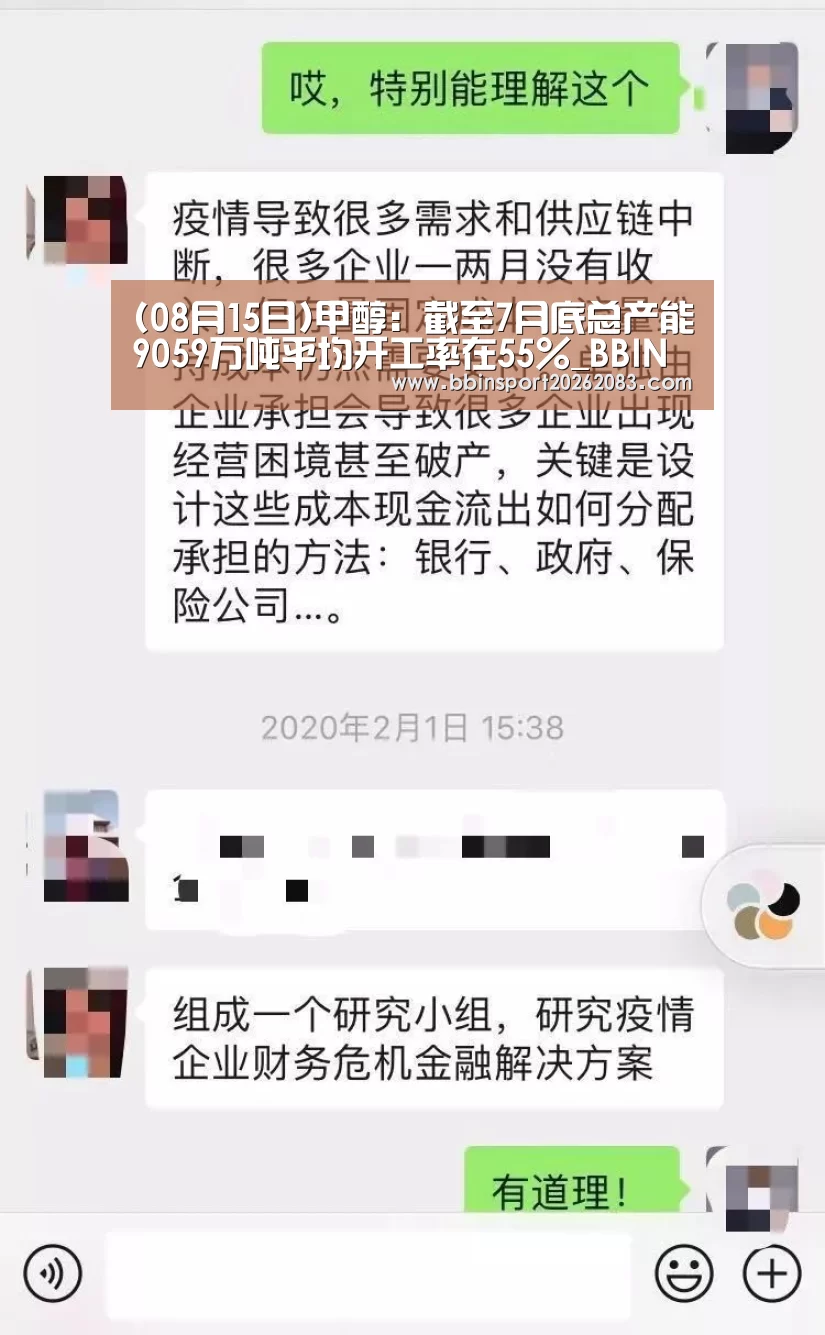 (08月15日)甲醇:截至7月底总产能9059万吨平均开工率在55%_BBIN棋牌(图4) BBIN棋牌